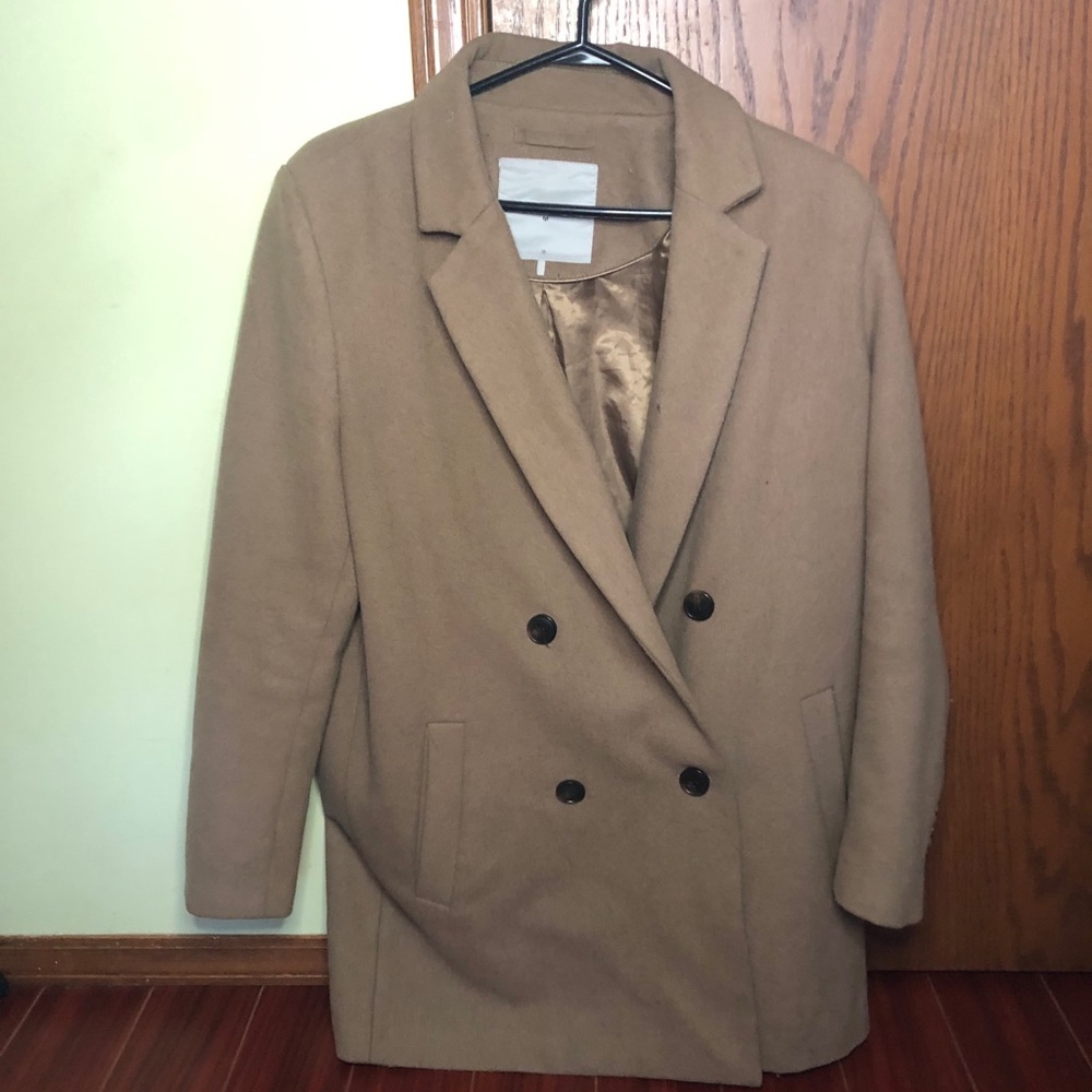 Caramel wool coat